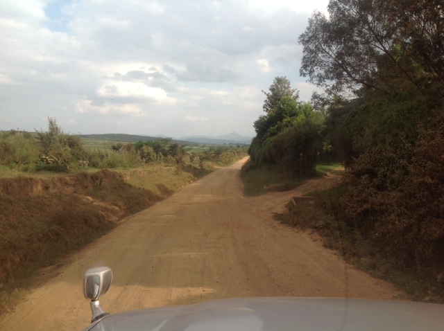 Hidden back roads around Lake Naivasha.