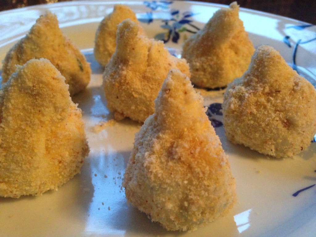 coxhinas - ready with breadcrumbs