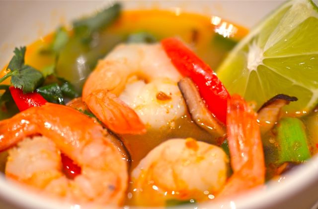 Fiery and Feisty Tom Yam Kung Soup