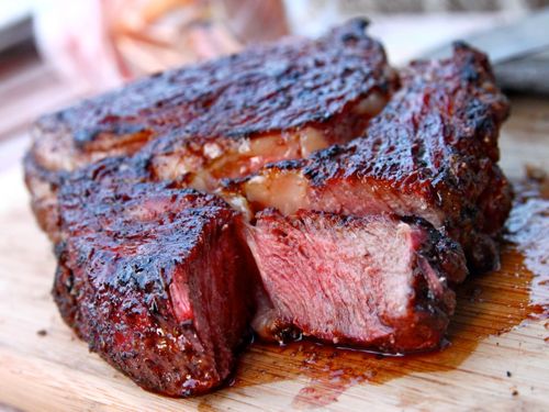 Cowboy Style Steak, with a Coffee and a Spice Rub