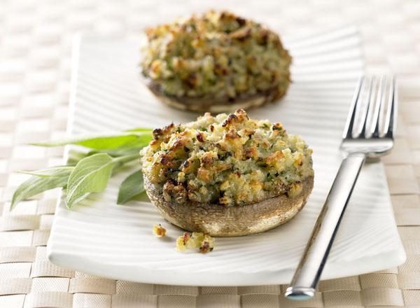 Hearty Stuffed Portobello Mushrooms