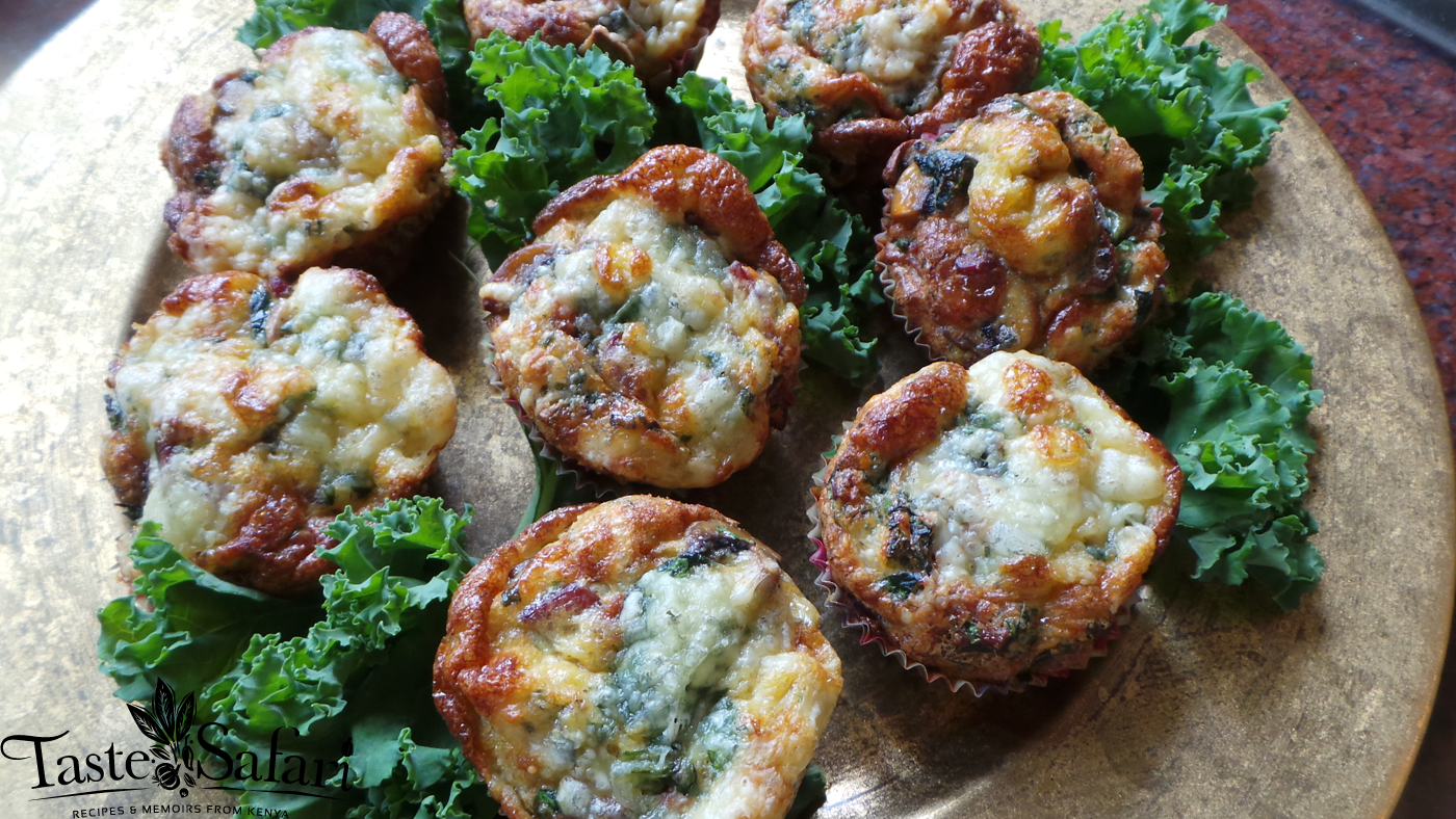 Addictive Crispy, Cheesy Bacon, Mushroom and Spinach Breakfast Bites