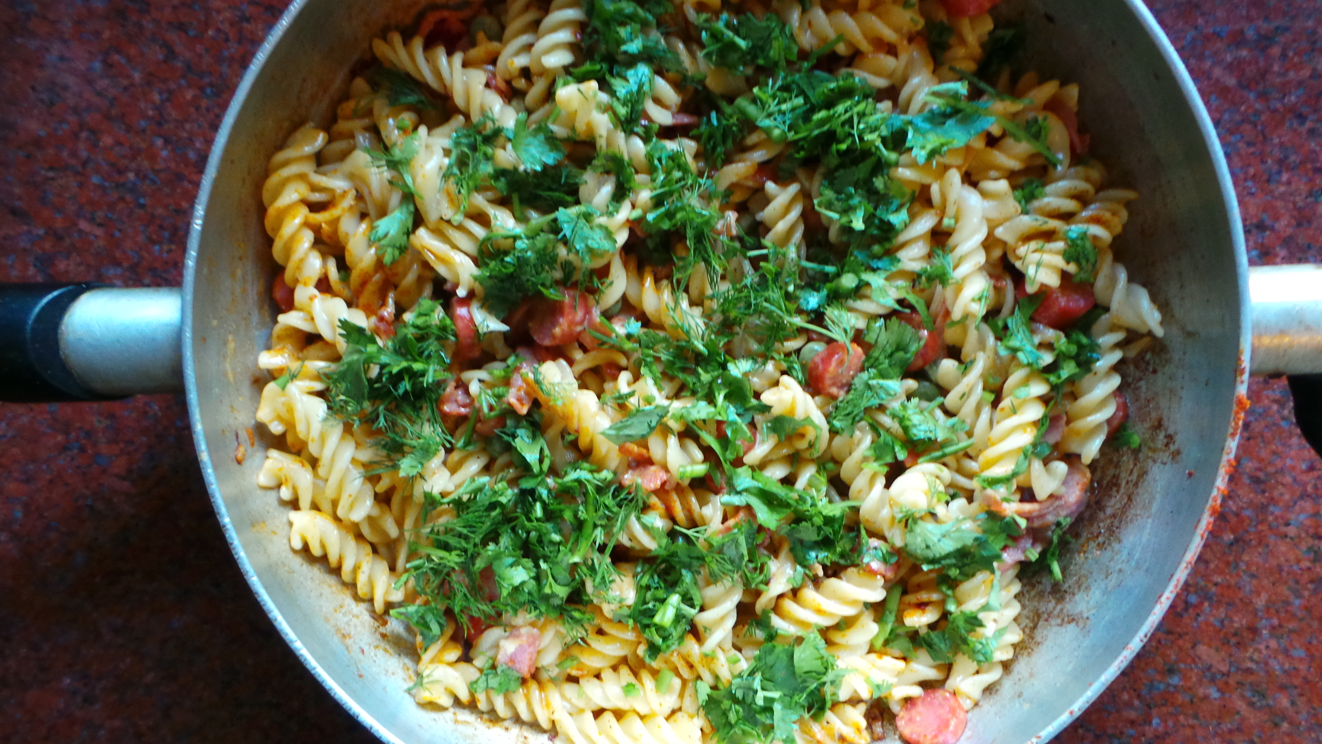 The Taste Safari Sausage, Bacon, Broad Bean and Herb Picnic Pasta!