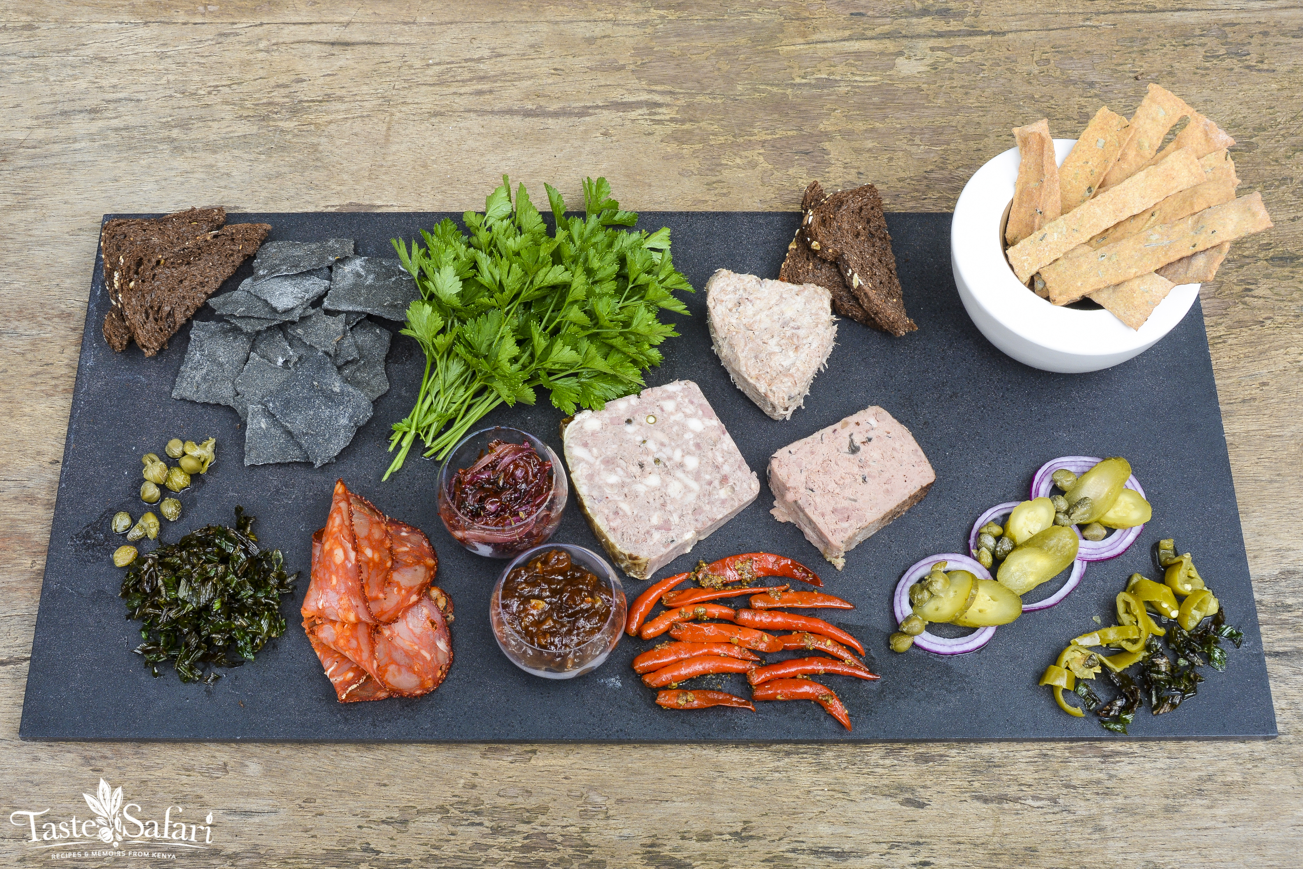 Luxury, Rustic Farmers Pâté Platter – Taste Safari Style